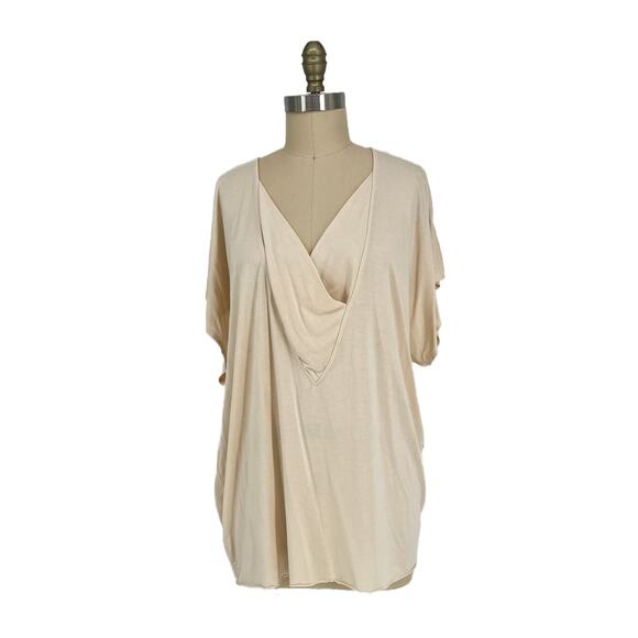 Rachel Pally Drape Front Modal Top Cream size Medium - Picture 1 of 7